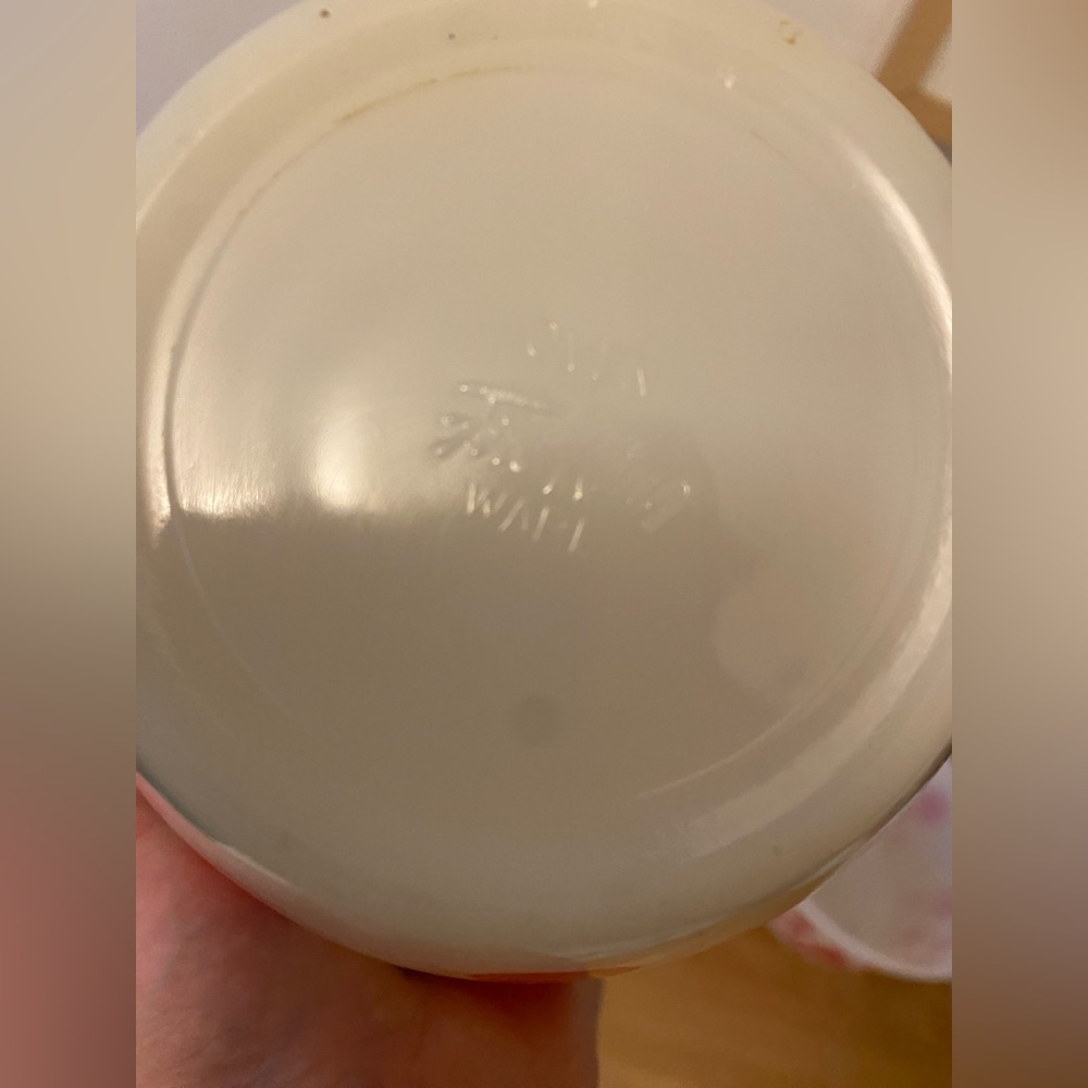 Fire King Oven Ware White Bowls with Red Polka Dots - Picture 9 of 10